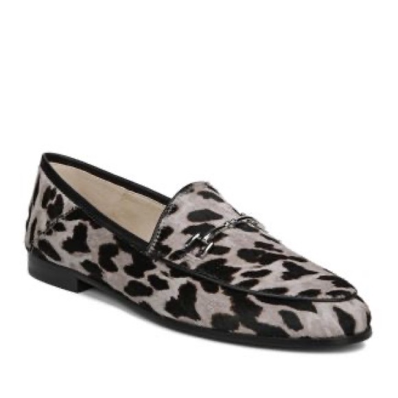 Sam Edelman Loraine Printed Calf Hair Animal print  Loafer Size 8.5 - Picture 1 of 7
